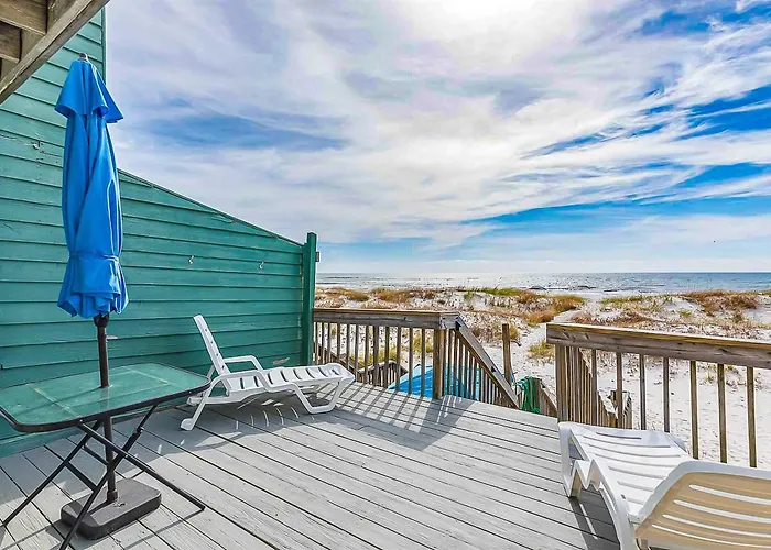 Beachfront With Private Balcony 2 Beachside Decks Ac And Wifi Gulf Shores