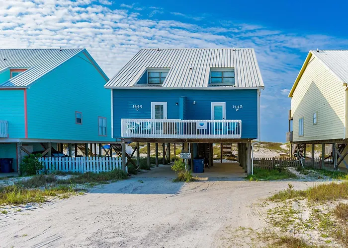 Holiday home Beachfront With Private Balcony 2 Beachside Decks Ac And Wifi Gulf Shores